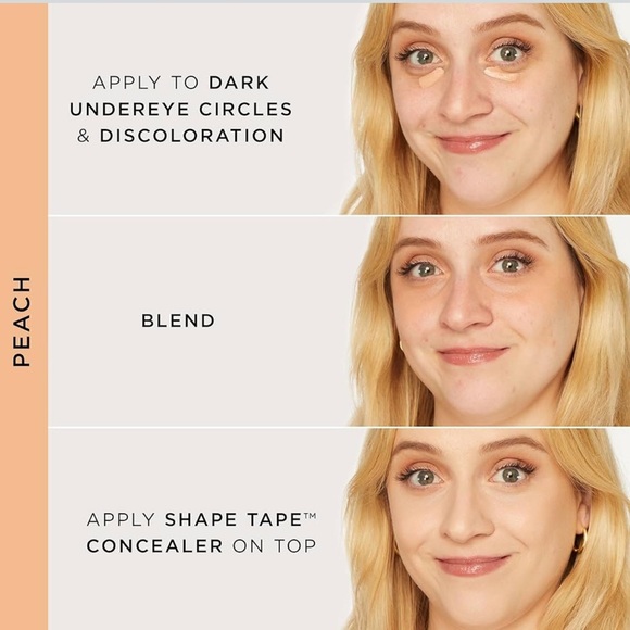 Tarte Shape Tape Corrector ~ Peach ~ Full Size 0.2 oz ~ Authentic ~ New In Box! - Picture 9 of 9